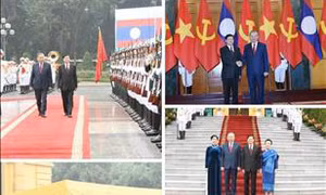 Vun đắp và phát triển hơn nữa quan hệ đặc biệt Việt Nam-Lào