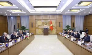 Chủ tịch Quốc hội Trần Thanh Mẫn tiếp đoàn đại biểu Đảng Dân chủ Xã hội Đức (SPD)