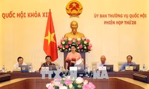 Khai mạc Phiên họp thứ 26 của Ủy ban Thường vụ Quốc hội