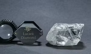 Phát hiện viên kim cương trắng 692,3 carat tại Botswana
