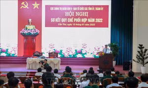 Phát huy hiệu quả phối hợp giữa Quân khu 9 và Tỉnh ủy, Thành ủy trên địa bàn