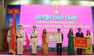 Huyện Cao Lãnh (Đồng Tháp) nhận danh hiệu 'Anh hùng Lao động' thời kỳ đổi mới