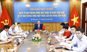 Tăng cường phối hợp giữa MTTQ Việt Nam và Mặt trận Lào xây dựng đất nước 