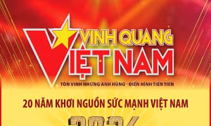 Các tập thể được vinh danh trong Chương trình Vinh Quang Việt Nam 2024