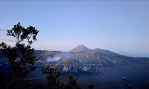 Indonesia ứng phó cháy rừng tại hai núi lửa Bromo và Gede