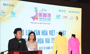 Giao lưu văn hóa Việt Nam – Nhật Bản qua chương trình 'Áo dài và Hoa vải truyền thống Nhật Bản Tsumami'