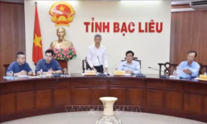 Ban Chỉ đạo quốc gia về phòng, chống thiên tai làm việc tại tỉnh Bạc Liêu