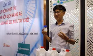 Hợp tác điều chế gel rửa tay khô từ kết quả nghiên cứu nano bạc