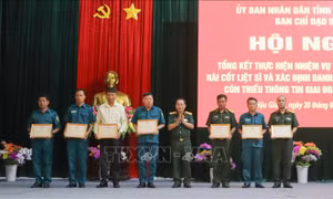Nỗ lực tìm kiếm, quy tập hài cốt liệt sĩ