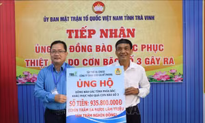 Tiếp tục hỗ trợ đồng bào vùng thiên tai sớm ổn định cuộc sống