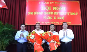 Ông Nguyễn Ngọc Tâm giữ chức Trưởng Ban Tuyên giáo và Dân vận Thành ủy Cần Thơ