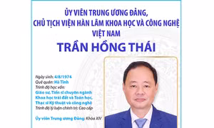 Ủy viên Trung ương Đảng, Chủ tịch Viện Hàn lâm Khoa học và Công nghệ Việt Nam Trần Hồng Thái