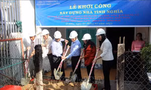 Cần Thơ: Khởi công xây dựng 35 căn nhà tình nghĩa cho gia đình chính sách