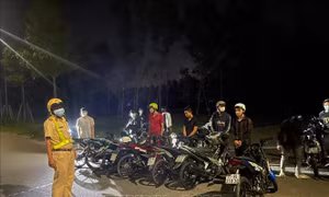 Tái diễn đua xe trái phép: Sẽ xử lý nghiêm các đối tượng