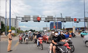 Cửa ngõ TP Hồ Chí Minh thông thoáng trong ngày cuối kỳ nghỉ lễ 30/4-1/5