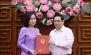 Thủ tướng trao Quyết định bổ nhiệm Tổng Giám đốc TTXVN cho đồng chí Vũ Việt Trang