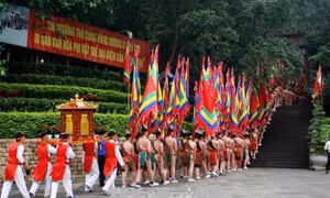 Hoàn thành chỉnh trang cảnh quan Ngã 5 Đền Giếng, Khu di tích Đền Hùng