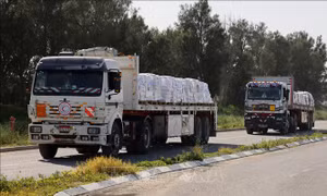 Xung đột Hamas-Israel: Đóng cửa khẩu chuyển hàng cứu trợ vào miền Nam Gaza