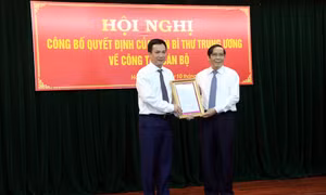 Đồng chí Triệu Thế Hùng giữ chức Phó Bí thư Tỉnh ủy Hải Dương
