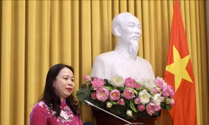 Phó Chủ tịch nước Võ Thị Ánh Xuân gặp mặt những tấm lòng vàng tiêu biểu 2021