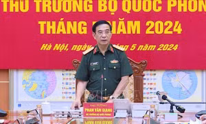 Đại tướng Phan Văn Giang chủ trì Hội nghị thủ trưởng Bộ Quốc phòng