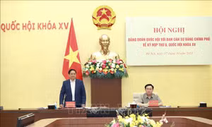 Đảng đoàn Quốc hội và Ban cán sự Đảng Chính phủ họp về Kỳ họp thứ 6, Quốc hội khóa XV