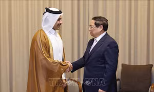 Thủ tướng Phạm Minh Chính tiếp Quốc vụ khanh phụ trách năng lượng của Qatar