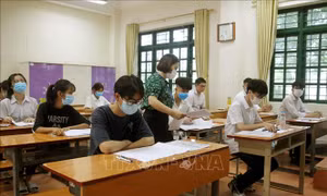 Thí sinh vùng cao biên giới Lào Cai bước vào ngày thi đầu tiên