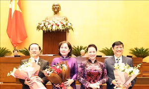 Quốc hội phê chuẩn bổ nhiệm 2 Bộ trưởng và Thống đốc Ngân hàng Nhà nước