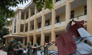 Ngành Giáo dục Nghệ An nỗ lực sớm ổn định việc dạy và học sau bão số 10