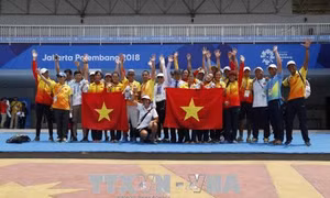 ASIAD 2018: Đại sứ quán Việt Nam tại Indonesia thăm đoàn Thể thao Việt Nam