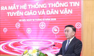 Bài phát biểu của Thường trực Ban Bí thư tại Lễ ra mắt ứng dụng di động Tuyên giáo và Dân vận