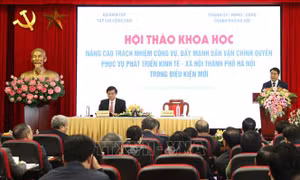 Nâng cao trách nhiệm công vụ, đẩy mạnh dân vận chính quyền 