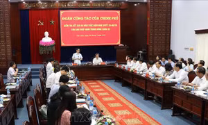 Phó Thủ tướng Chính phủ Vũ Đức Đam làm việc tại tỉnh Bạc Liêu
