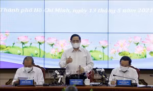 Thủ tướng Phạm Minh Chính làm việc với lãnh đạo chủ chốt TP Hồ Chí Minh 