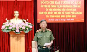 Đại tướng Tô Lâm: Tình hình tội phạm giảm nhiều so với các kỳ bầu cử trước
