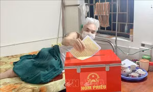 Những lá phiếu ngay trên giường điều dưỡng