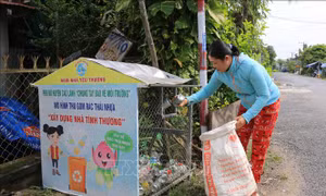 Kiếm tiền tỷ từ rác thải nhựa, phụ nữ Đồng Tháp có điều kiện làm nhiều việc ý nghĩa