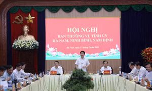 Tinh gọn bộ máy: Thống nhất nội dung liên quan đến hợp nhất 3 tỉnh Hà Nam, Nam Định, Ninh Bình
