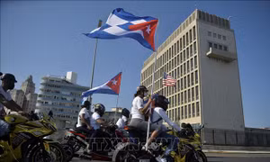 Tuần hành ở Cuba kêu gọi Mỹ dỡ bỏ lệnh cấm vận