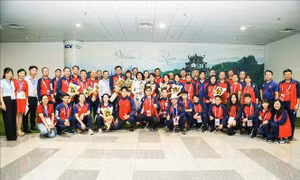 Đoàn Thể thao Việt Nam về nước sau hành trình ASIAD 19