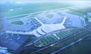 Nhà ga hành khách sân bay Long Thành vượt tiến độ
