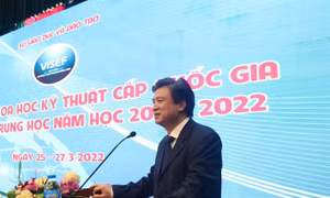 71 đơn vị tham gia thi nghiên cứu khoa học, kỹ thuật cấp quốc gia học sinh Trung học 