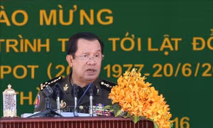 Lược ghi bài phát biểu của Thủ tướng Camphuchia tại Lễ kỷ niệm 45 năm hành trình lật đổ chế độ Pol Pot