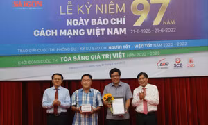 16 tác phẩm được trao giải cuộc thi phóng sự - ký sự báo chí 'Người tốt - Việc tốt'