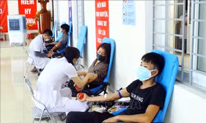 Lượng máu dự trữ để điều trị cho các bệnh nhân ở Nghệ An đang thiếu nghiêm trọng