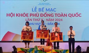 Bế mạc Hội khỏe Phù Đổng toàn quốc lần thứ X, năm 2024 khu vực IV