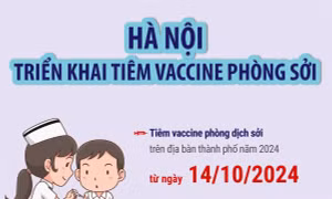 Hà Nội triển khai tiêm vaccine phòng sởi