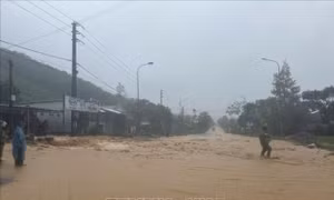 Thành phố Huế cho học sinh nghỉ học trong ngày 17/11 do nước lũ dâng cao
