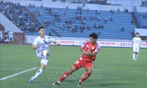 V.League 1-2024/2025: Thép Xanh Nam Định chia điểm, Đông Á Thanh Hóa trở lại cuộc đua